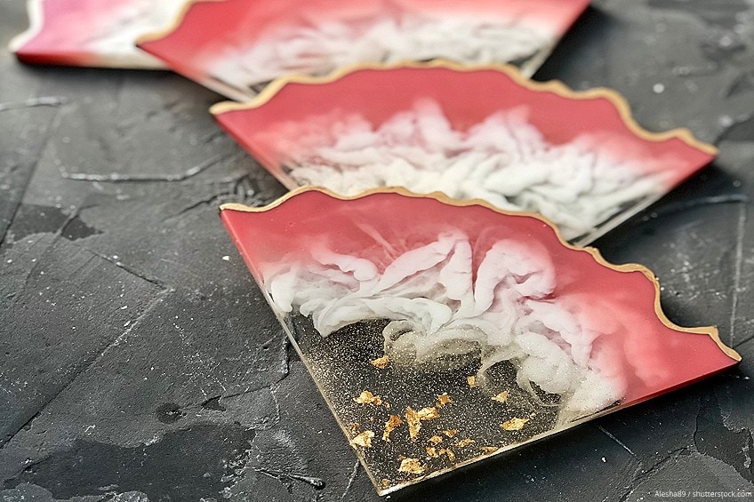 Irregular Resin Coaster