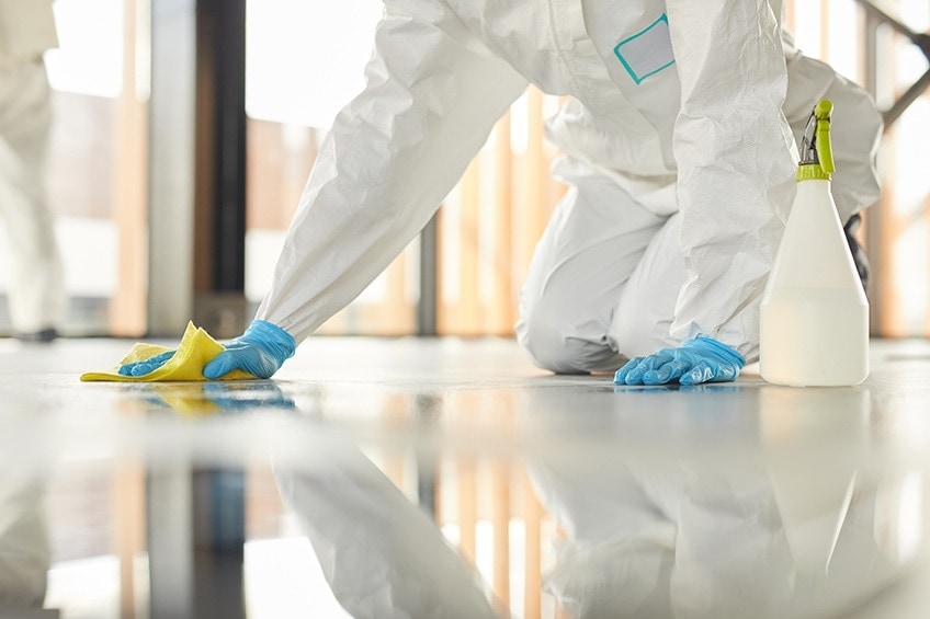 Cleaning Rust-Oleum Epoxy Floor