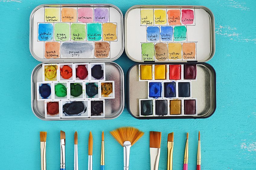 Types of Watercolor Brushes