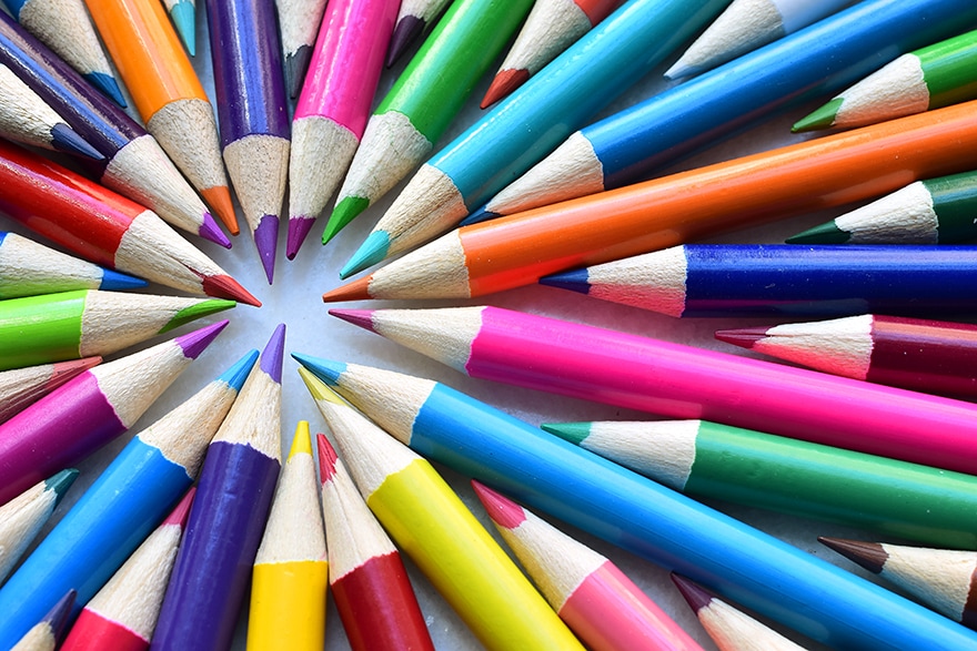 watercolor colored pencils