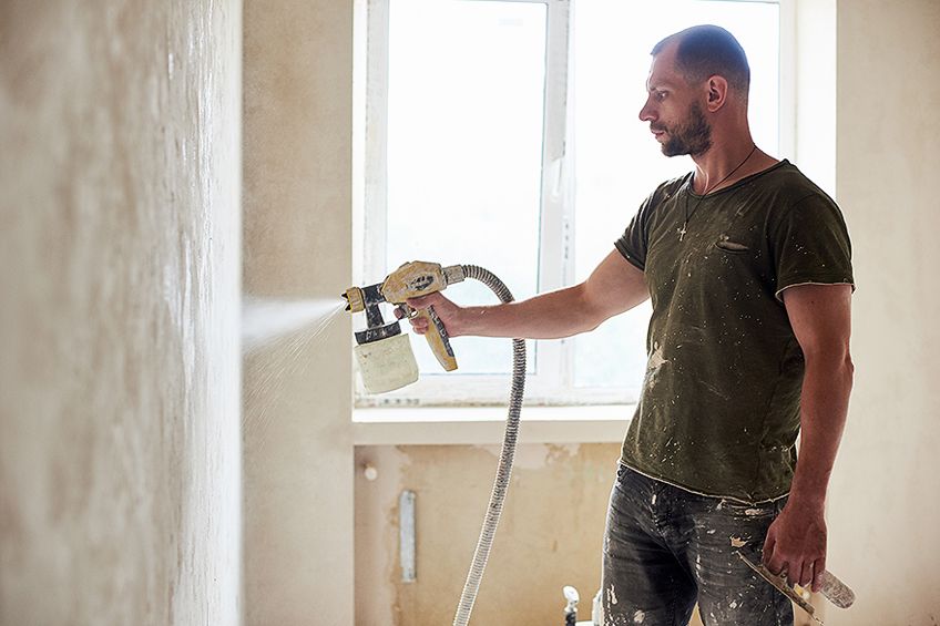 Using a Wall Paint Sprayer