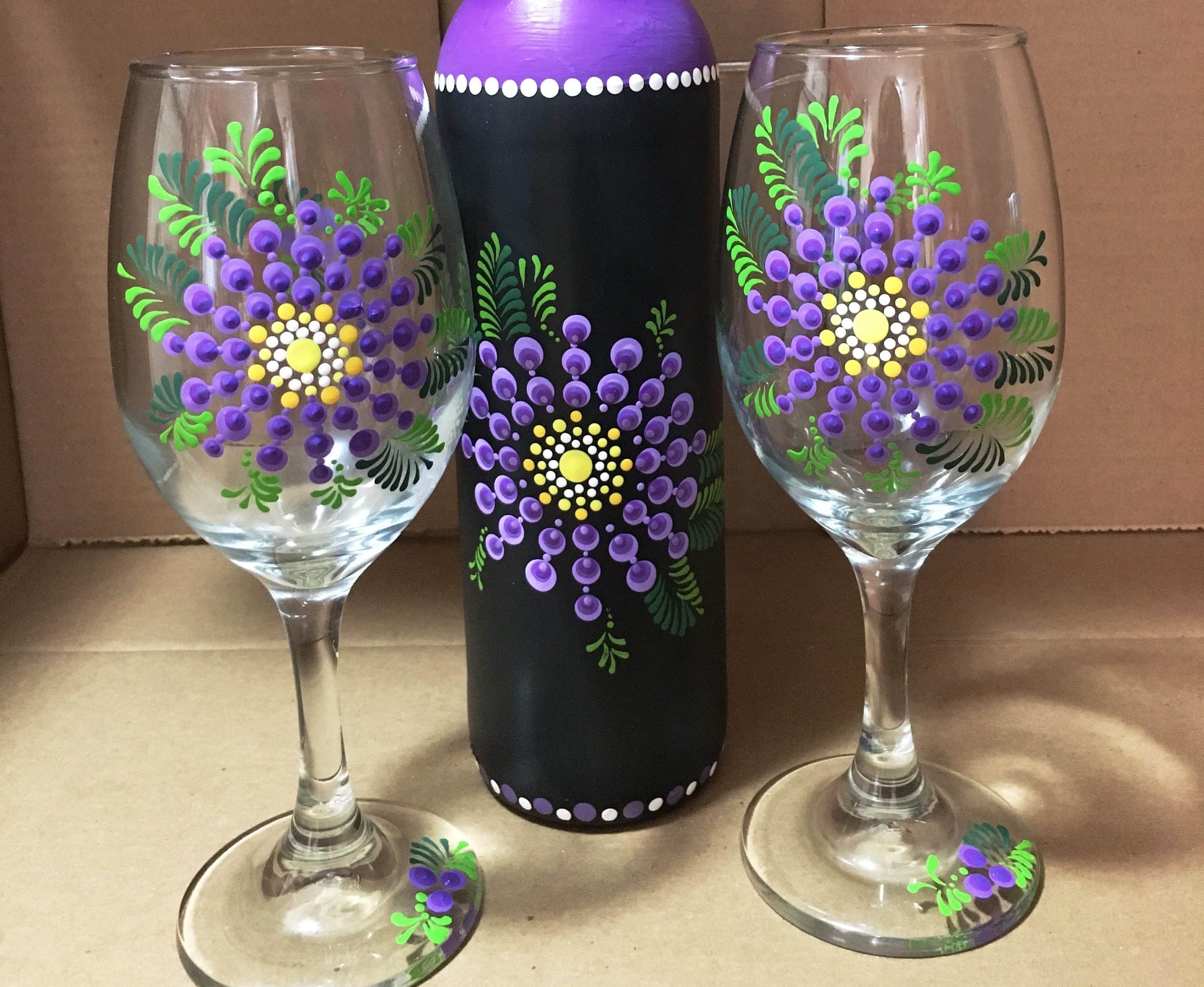 Wine Glass Painting