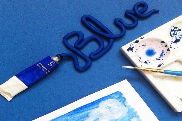 how-to-make-blue-paint-at-home-with-out-any-food-color-watercolor