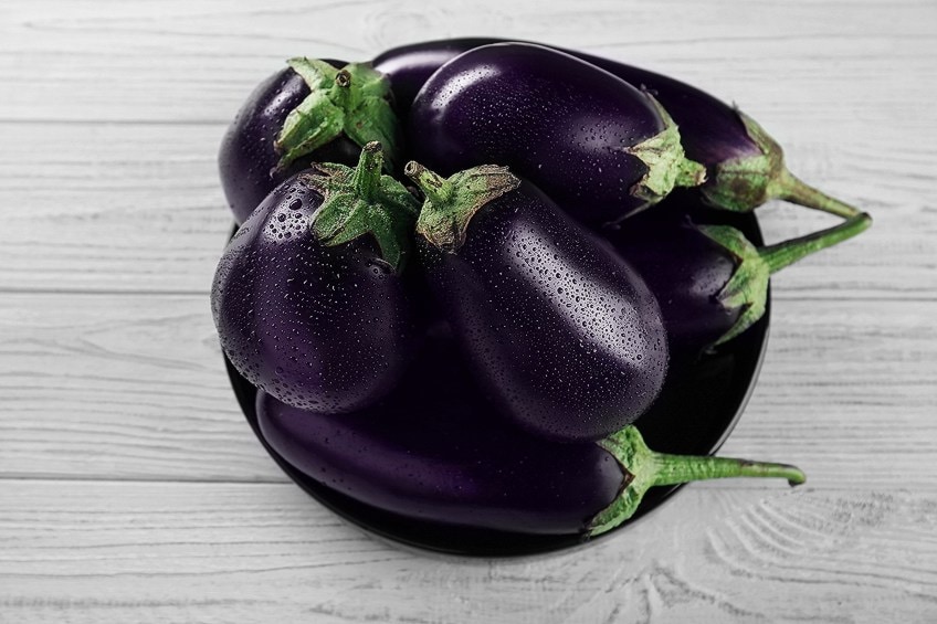 Dark Purple Aubergine