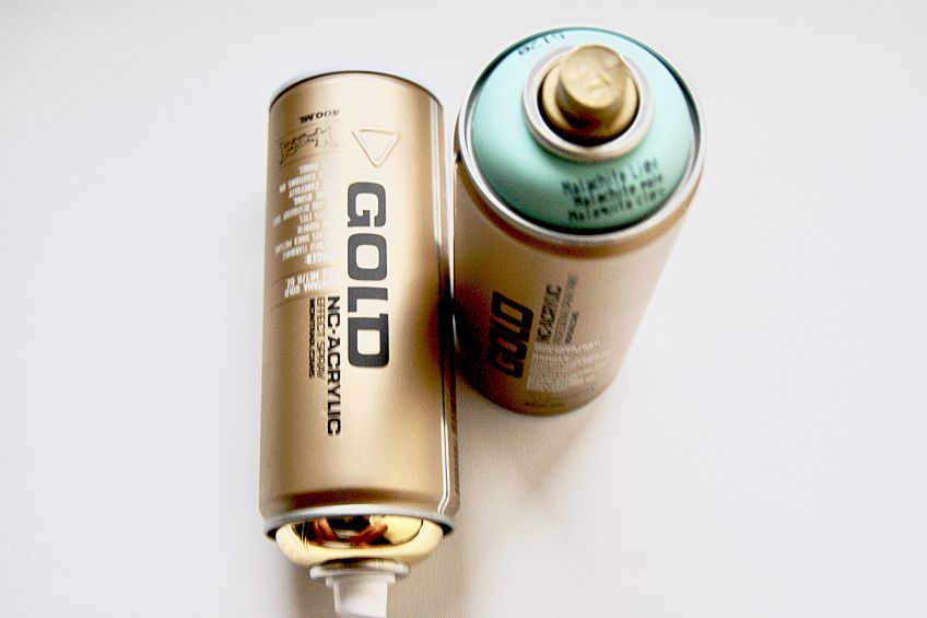 Gold Spray Paint Cans