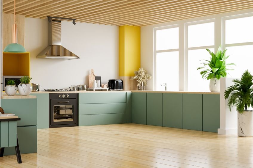 Green Color for Kitchens