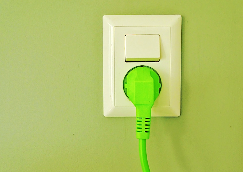 Green Plug and Socket