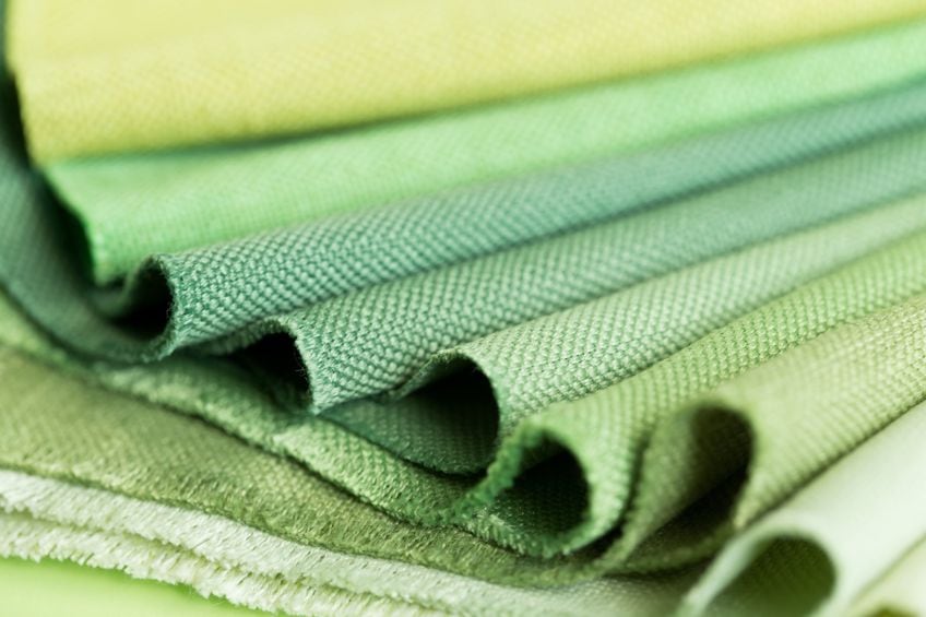 Shades of Green Fabric