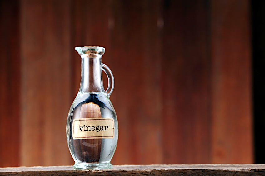 Vinegar Gets Resin Off Hands