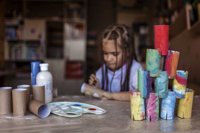 Cardboard Painting