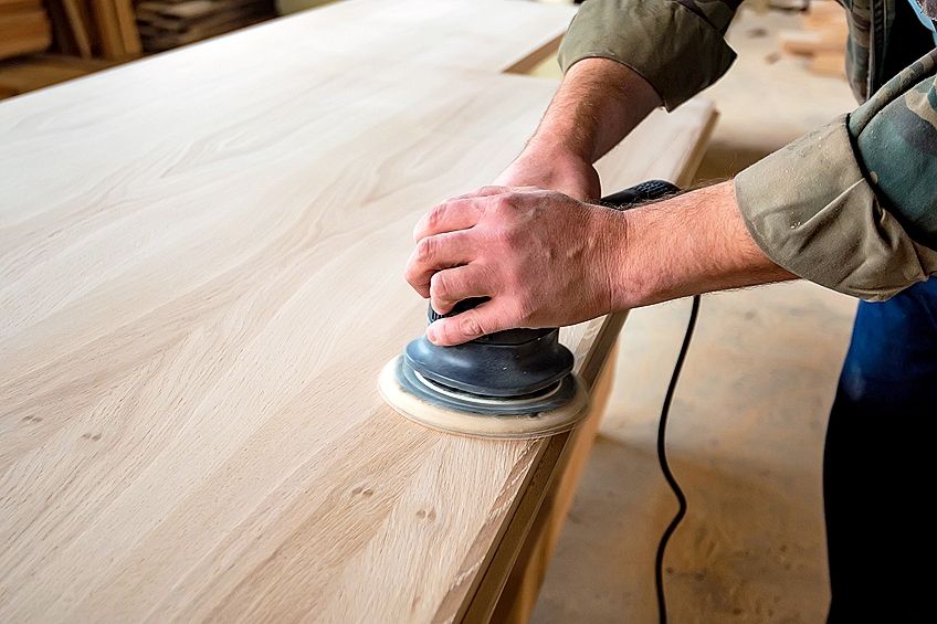 Sanding to Prepare Wood for Oil Paint