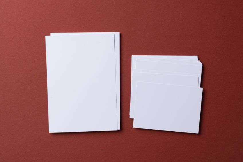 Sheets of Bristol Board Paper