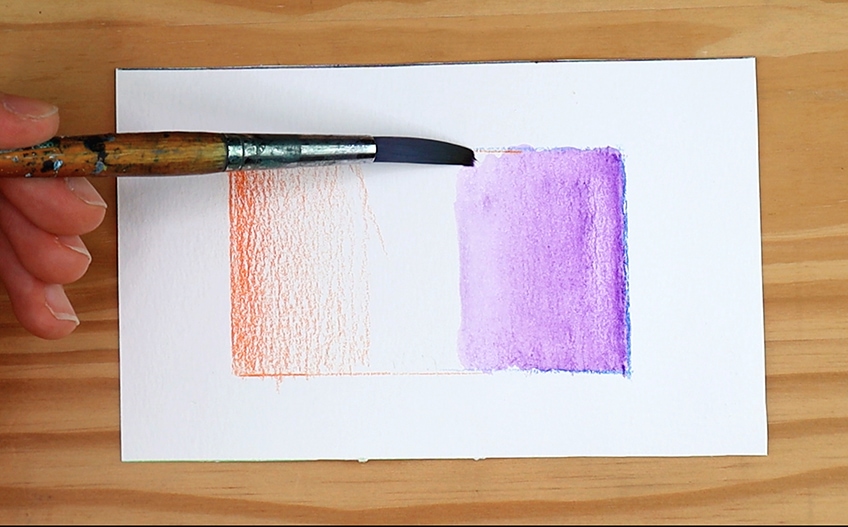 Watercolor Pencil Technique 2c