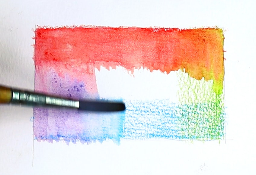 Watercolor Pencil Technique 3d