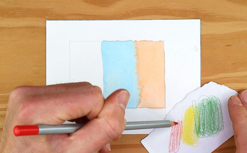 Watercolor Pencil Technique 4d