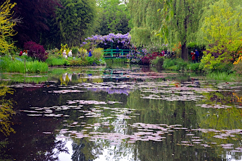 Monet's Garden Pond and Bridge