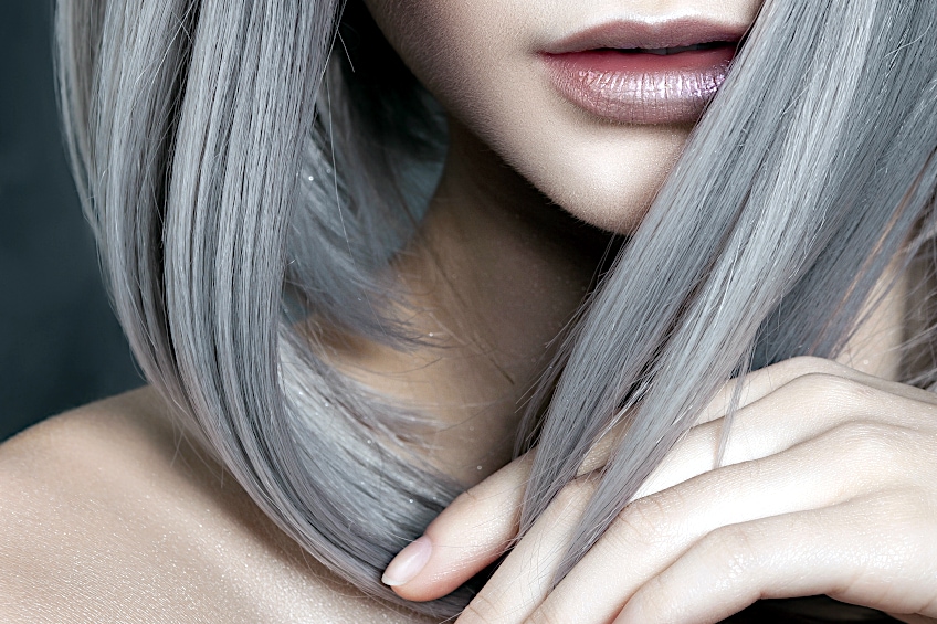 Ash-Gray Hair Color Trend