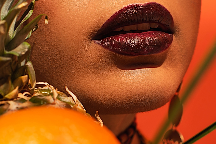 Burgundy Colored Lipstick