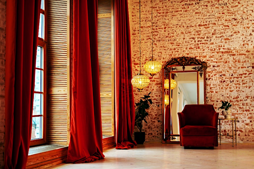 Glamorous Burgundy Curtains