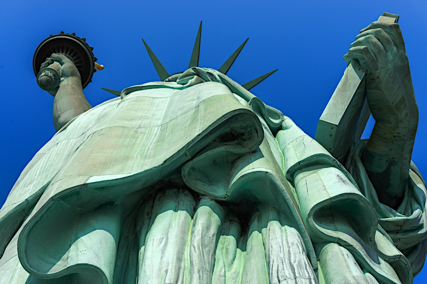 Patina on Statue of Liberty