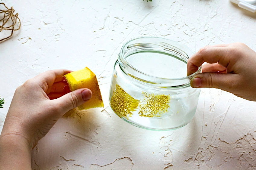 Acrylic Painting Sponging Technique