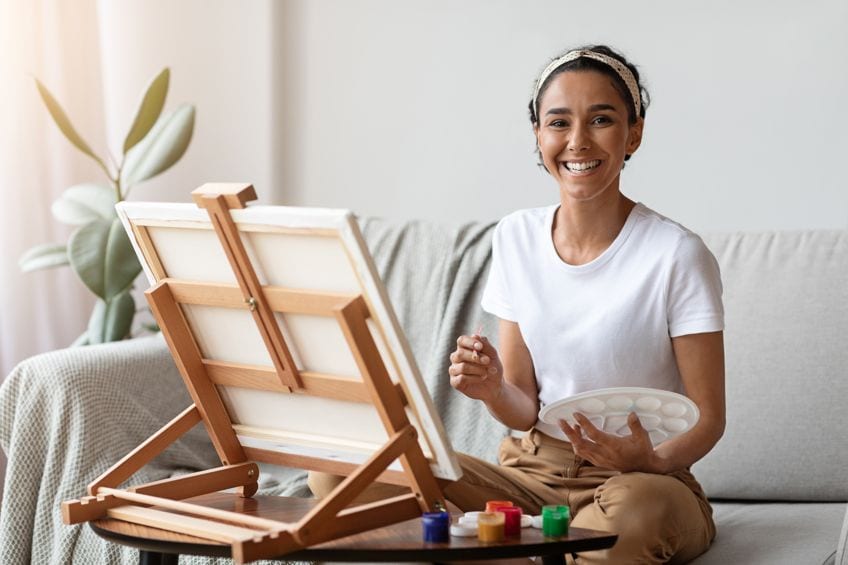 Tabletop Type Easel