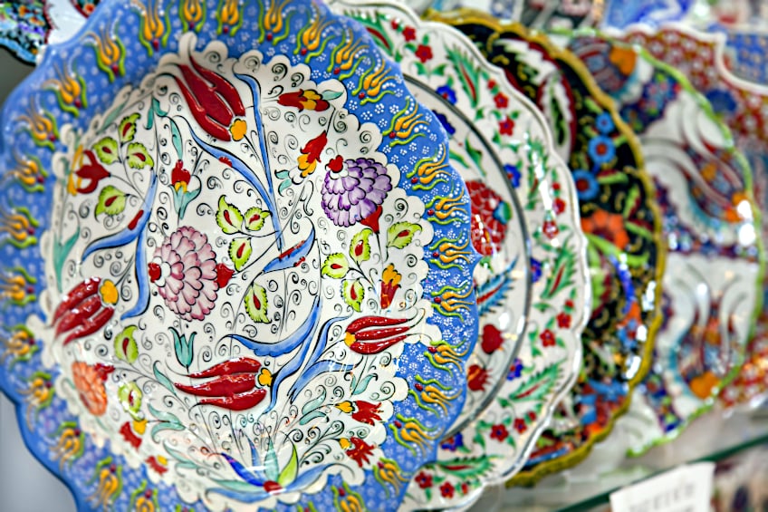 Traditional Painted Plate Ideas