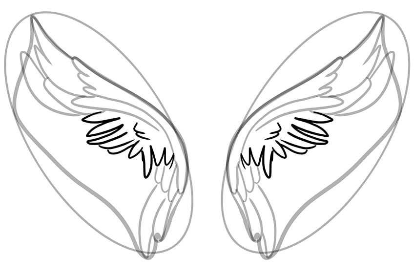 How to Draw Wings 06