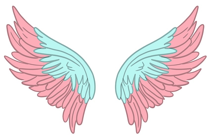 How to Draw Wings 10